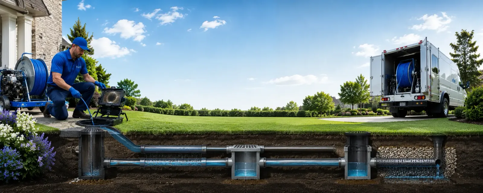 Outdoor drain cleaning information for Carlsbad, CA